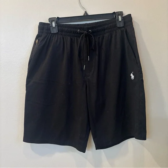 Black Polo Ralph Lauren Shorts Men’s size M EUC - Picture 1 of 6